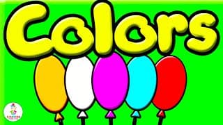 Learning the COLORS for kids & ESL Students - Toddler Learning Videos