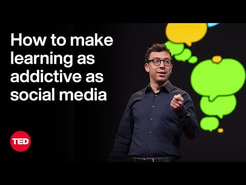 How to Make Learning as Addictive as Social Media | Duolingo's Luis Von Ahn | TED - YouTube