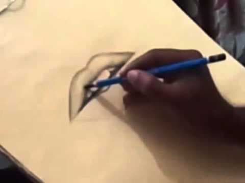 Drawing Lips in Telugu