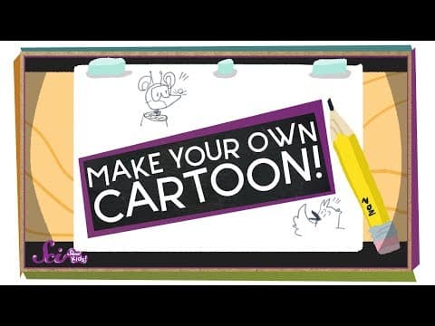 Make Your Own Cartoon! | Arts and Crafts | SciShow Kids