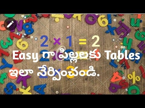 How to introduce tables for kids - teach tables with repeated addition