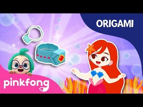 The Little Mermaid's Ring | Pinkfong Origami | Origami and Songs