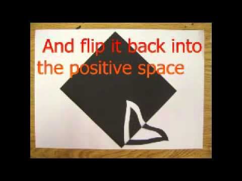 Creating a design using positive and negative