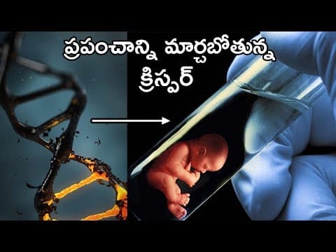 Explaining About CRISPR CAS9  -  Genetic Engineering In Telugu