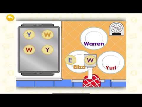 Learning the alphabets with names-Alphabet Cookie Time-ABCmouse