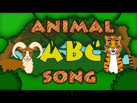 Abc animals song learn abc song animal songs for kids preschool by 123abctv