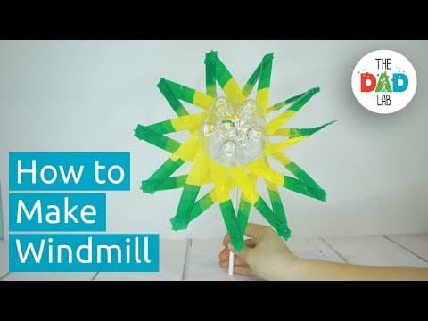 Diy wind spinner - plastic bottle windmill for your garden