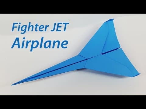 Easy Paper Airplane! How to Make an Amazing Paper Jet, Designed by Colored Paper