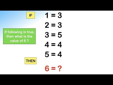 Find the missing number - iq test - iq missing number puzzle
