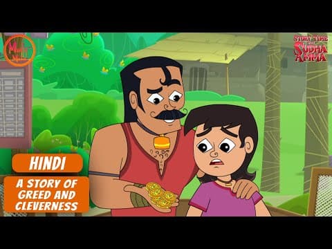 लालच और चतुराई की कहानी | 52 | Hindi Moral Story | Story Time with Sudha Amma