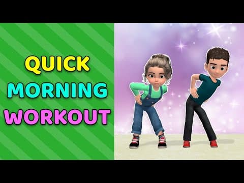 Quick morning workout for kids to get active and lean