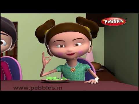 Cauliflower rhyme for kids in telugu | Vegetable rhymes for kids in telugu