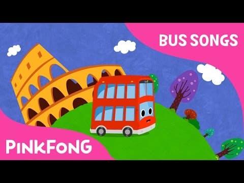 Tour Bus | Tour bus goes around the world | Bus Songs