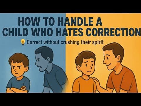 How To Handle a Child Who Hates Correction