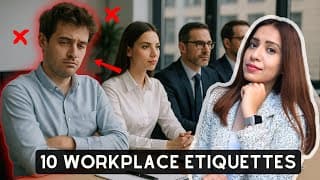 10 Workplace Etiquettes Rules To Succeed in your Career|Office Success Tips by Mehar Sindhu Batra