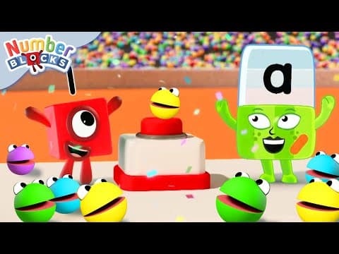 Team Games - Numberblocks and Alphablocks | Part 4 - Learn to count and read for Kids
