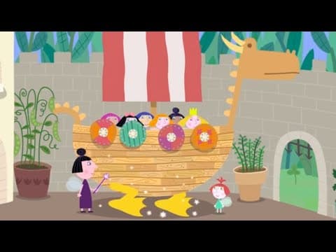 Ben and holly's little kingdom - magic magic viking boat with legs! 60 min - kids cartoon shows