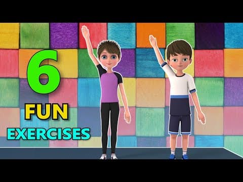 6 FUN EXERCISES FOR KIDS - DO AT HOME| Kids Exercise