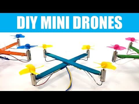 DIY Mini Drone Part 1| Build Your Drone | Drone Science Project