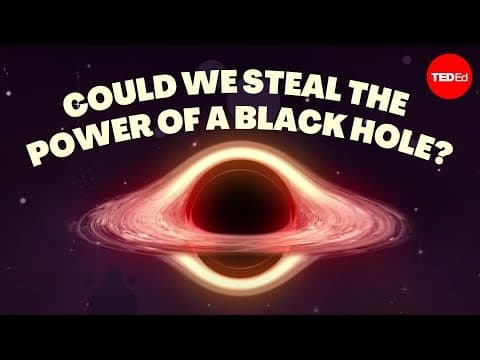 Could we steal the power of a black hole? - Fabio Pacucci - YouTube