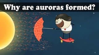 Why are auroras formed umsum kids science education children