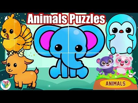 Elephant Animals Puzzles & More