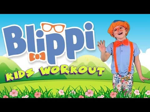 Blippi Adventure Kids Workout! Toddler Workout (Preschool PE Activities)