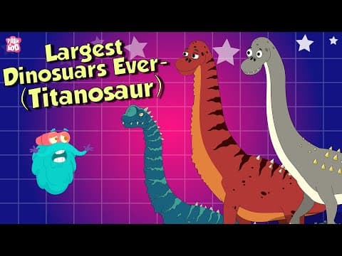 TITANOSAUR | The Largest Dinosaurs Ever | The Dr Binocs Show | Peekaboo Kidz - YouTube
