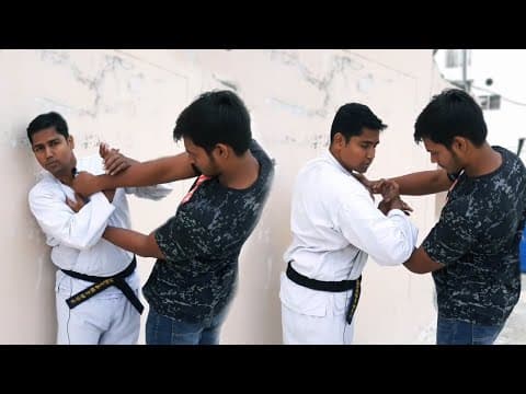 Push Against Wall || Self Defence || Martial Arts || Telugu || Martial Wisdom