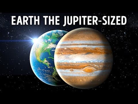 What Would Happen if the Earth Became Jupiter-SIZED?!