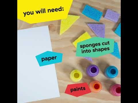 Baby Einstein DIY Sponge Shapes
