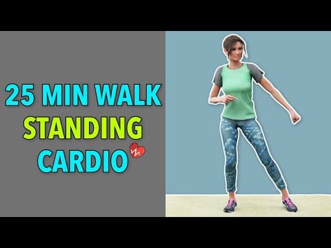 25 Min Standing Cardio Workout At Home (No Jumping)