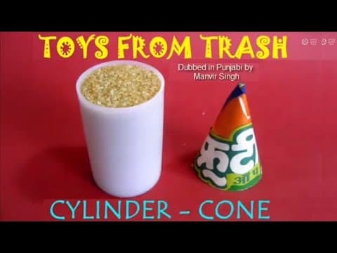 Cylinder - cone - telugu