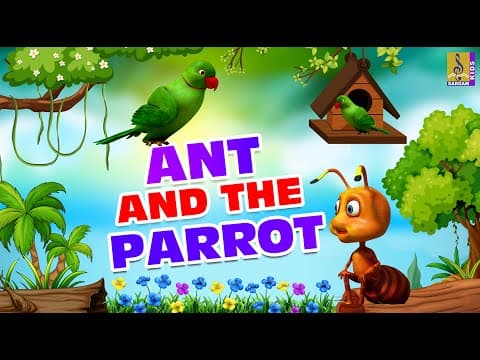 Ant and the Parrot | English Short Story | English Cartoon Story #englishcartoon #cartoon