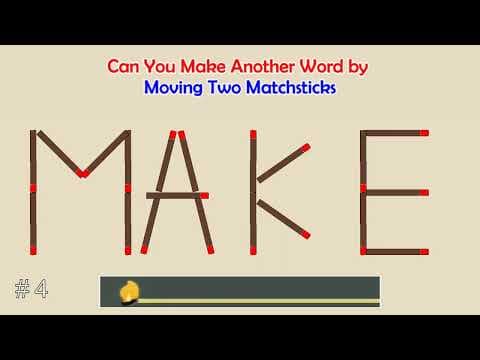 Can you make another word from the existing one? | Matchstick Word Puzzles #131 | Brain Teaser