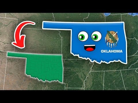 Oklahoma - Counties and Geography - 50 States of America