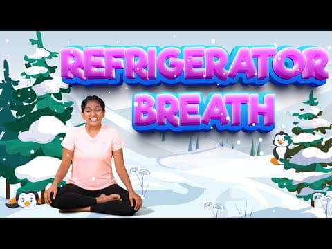 Breathing Exercise for Kids | Yoga for Kids | Refrigerator Breath | Sheetkari | Yoga Guppy