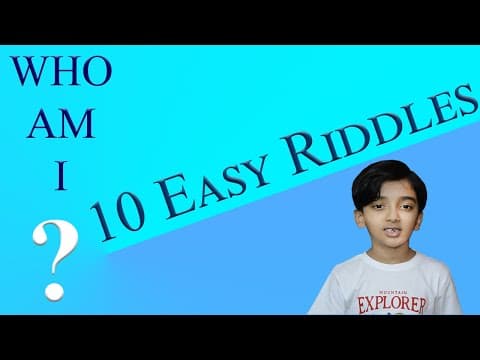 Who am i riddles - who am i quiz -who am i riddles for kids -10 riddles for kids - who am i for kids