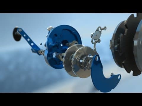 What's on the inside of a fishing reel?