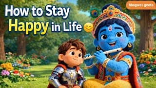 How to Stay Happy in Life Bhagwat Geeta Wisdom for Kids & All