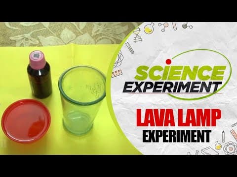 Science Experiment - 62 | Lava lamp Experiment | Chemistry Experiment