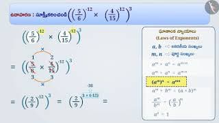 ఘాతాంక న్యాయాలు|Part 2/3|Laws of Exponents