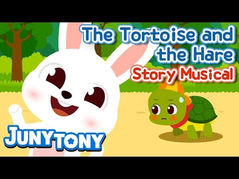 The Tortoise and the Hare | Story Musical for Kids | Aesop's Fables | JunyTony