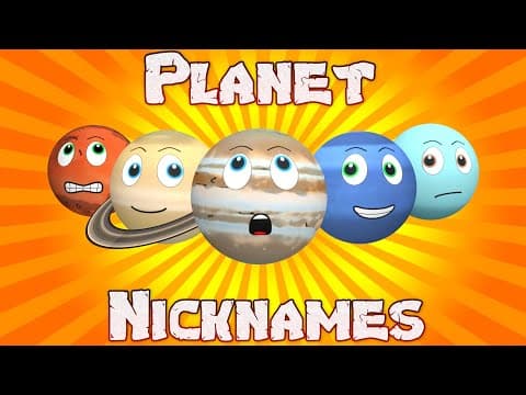 Planet Names for Kids | Planet Nicknames | Solar System Kids
