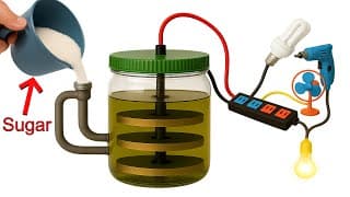 Sugar Produces Free Electricity for Your Home|The Hidden Secret