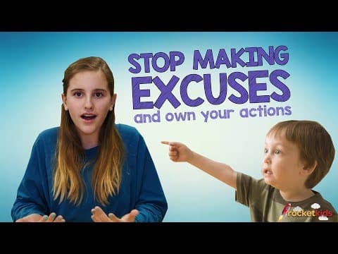 Stop making excuses and own your actions