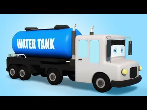 Water Tank, Formation And Uses, Car Cartoon Video For Kids