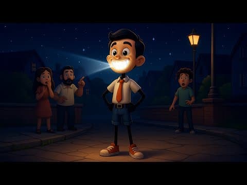 What if our Teeth Sparkled like Flashlights? | #aumsum #kids #cartoon #science