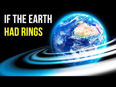 The earth had rings like Saturn