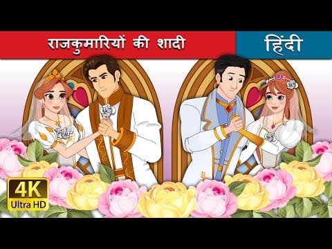 राजकुमारियों की शादी | The Princess Wedding in Hindi | ‪@HindiFairyTales‬